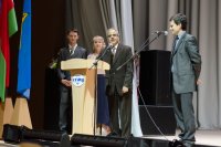 Преосвященный Стефан в Торжественном вечере, посвящённом 25-летию Гомельскому государственному медицинскому университету