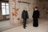Преосвященнейший Стефан совершил рабочий визит в реконструируемое здание Гомельского Епархиального Управления Преосвященнейший Стефан совершил рабочий визит в реконструируемое здание Гомельского Епархиального Управления