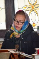 Ольга Кормухина и Алексей Белов посетили Спасо-Преображенский храм г.Гомеля