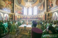 Преосвященнейший Стефан сослужил Предстоятелю Украинской Православной Церкви Блаженнейшему Митрополиту Киевскому и всея Украины Онуфрию в день памяти преподобного Нестора Летописца