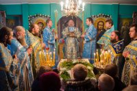 Божественная литургия в праздник иконы Божией Матери "Всех скорбящих Радость"