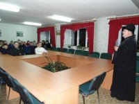 Ученики Добрушского лицея встретились с благочинным Добрушского благочинного округа протоиереем Алексеем Пилипенко