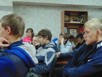 Ученики Добрушского лицея встретились с благочинным Добрушского благочинного округа протоиереем Алексеем Пилипенко