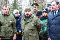 В г. Жлобине состоялось перезахоронение останков военного летчика погибшего 2 июня 1942 года