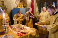 Божественная литургия в Свято-Петро-Павловском кафедральном соборе г.Гомеля