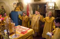 Божественная литургия в Свято-Петро-Павловском кафедральном соборе г.Гомеля