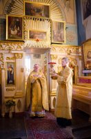 Божественная литургия в Свято-Петро-Павловском кафедральном соборе г.Гомеля