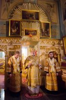 Божественная литургия в Свято-Петро-Павловском кафедральном соборе г.Гомеля