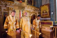 Божественная литургия в Свято-Петро-Павловском кафедральном соборе г.Гомеля