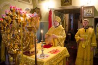 Божественная литургия в Свято-Петро-Павловском кафедральном соборе г.Гомеля