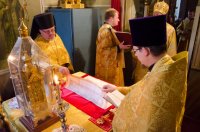 Божественная литургия в Свято-Петро-Павловском кафедральном соборе г.Гомеля