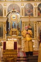 Вечернее богослужение с чтением акафиста Пресвятой Владычице нашей Богородице