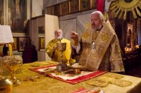 Божественная литургия в Свято-Петро-Павловском кафедральном соборе г. Гомеля