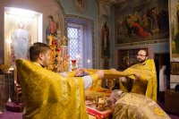 Божественная литургия в Свято-Петро-Павловском кафедральном соборе г. Гомеля