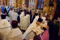 Божественная литургия в день празднования Собора святого Архистратига Михаила