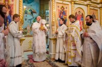 Божественная литургия в день празднования Собора святого Архистратига Михаила