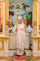 Божественная литургия в день празднования Собора святого Архистратига Михаила