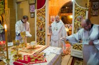 Божественная литургия в день празднования Собора святого Архистратига Михаила