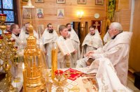 Божественная литургия в день празднования Собора святого Архистратига Михаила