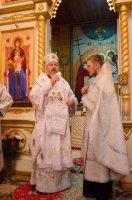 Божественная литургия в день празднования Собора святого Архистратига Михаила