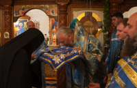 Преосвященный Стефан принял участие в торжествах  Спасского женского монастыря города Кобрина