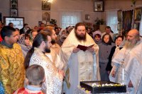 Благочинный монастырей Гомельской епархии возглавил Божественную литургию в день престольного праздника в храме св. Архангела Михаила в г.п. Тереховка Благочинный монастырей Гомельской епархии возглавил Божественную литургию в день престольного праздника в храме св. Архангела Михаила в г.п. Тереховка