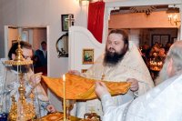 Благочинный монастырей Гомельской епархии возглавил Божественную литургию в день престольного праздника в храме св. Архангела Михаила в г.п. Тереховка Благочинный монастырей Гомельской епархии возглавил Божественную литургию в день престольного праздника в храме св. Архангела Михаила в г.п. Тереховка