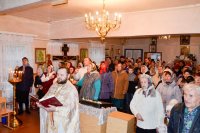 Благочинный монастырей Гомельской епархии возглавил Божественную литургию в день престольного праздника в храме св. Архангела Михаила в г.п. Тереховка Благочинный монастырей Гомельской епархии возглавил Божественную литургию в день престольного праздника в храме св. Архангела Михаила в г.п. Тереховка