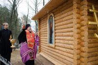 Преосвященнейший Стефан совершил чин освящения часовни в честь Евфросинии Полоцкой в д.Глушец Преосвященнейший Стефан совершил чин освящения часовни в честь Евфросинии Полоцкой в д.Глушец