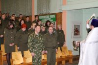 В Гомельской пограничной группе прошло торжественное мероприятие, посвященное празднованию Собора святого Архистратига Михаила