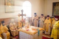 Божественная литургия в храме Покрова Пресвятой Богородицы д.Бабичи Речицкого благочинного округа