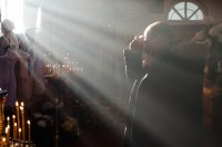 Божественная литургия в храме Покрова Пресвятой Богородицы д.Бабичи Речицкого благочинного округа