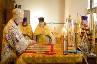 Божественная литургия в храме Покрова Пресвятой Богородицы д.Бабичи Речицкого благочинного округа