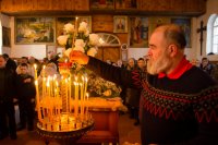 Божественная литургия в храме Покрова Пресвятой Богородицы д.Бабичи Речицкого благочинного округа