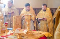 Божественная литургия в храме Покрова Пресвятой Богородицы д.Бабичи Речицкого благочинного округа