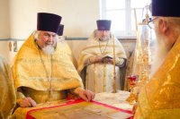 Божественная литургия в храме Покрова Пресвятой Богородицы д.Бабичи Речицкого благочинного округа