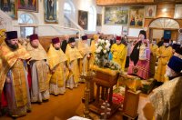 Божественная литургия в храме Покрова Пресвятой Богородицы д.Бабичи Речицкого благочинного округа