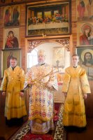 Божественная литургия в храме Покрова Пресвятой Богородицы д.Бабичи Речицкого благочинного округа