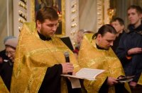 Вечернее богослужение с чтением акафиста Пресвятой Владычице нашей Богородице