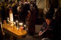 Вечернее богослужение с чтением акафиста Пресвятой Владычице нашей Богородице