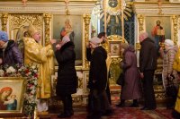 Вечернее богослужение с чтением акафиста Пресвятой Владычице нашей Богородице