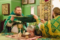 Божественная литургия в Свято-Никольском мужском монастыре г.Гомеля