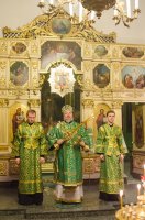 Божественная литургия в Свято-Никольском мужском монастыре г.Гомеля