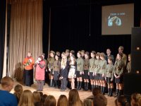 В Гомельском Дворце творчества детей и молодежи прошел показ литературно-музыкальной композиции «У войны – не женское лицо» 