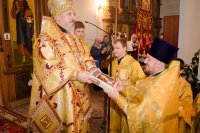 Божественная литургия в Спасо-Преображенском храме г.Светлогорска