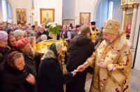 Божественная литургия в Спасо-Преображенском храме г.Светлогорска