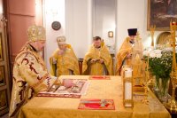 Божественная литургия в Спасо-Преображенском храме г.Светлогорска