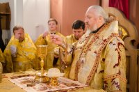 Божественная литургия в Спасо-Преображенском храме г.Светлогорска