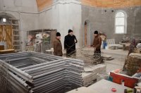 Рабочий визит в строящийся храм святителя Кирилла Туровского г.Светлогорска