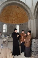 Рабочий визит в строящийся храм святителя Кирилла Туровского г.Светлогорска